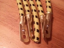 1930s Vintage Morris 8 Series 1 & 2 Spark Plug Braided HT Lead Set Coil Type 