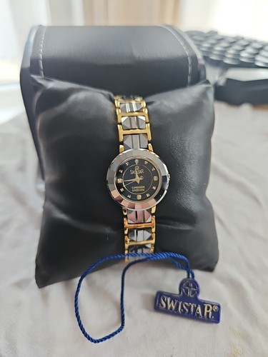 Rare gold swistar watch - 23, ct