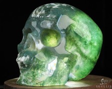 4.0" Green Moss Agate Hand