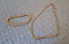 Jon Richard 18 Carot Gold Plated Bracelet And Necklace Set