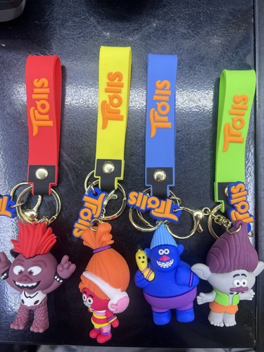 Trolls keychain keyring - trolls,