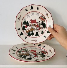 2 x Masons Christmas Village