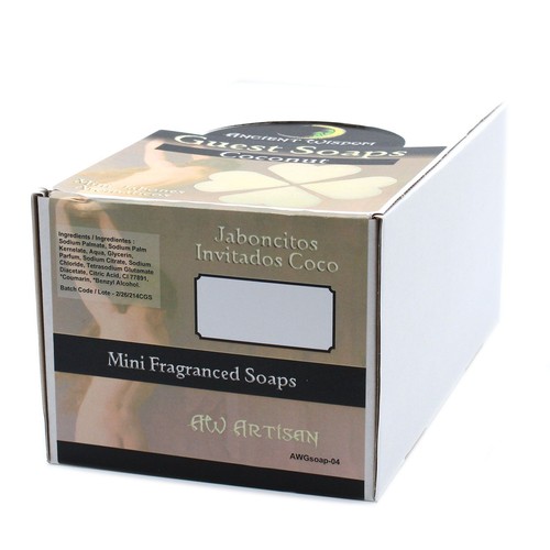 Heart guest soap - heart, coconut