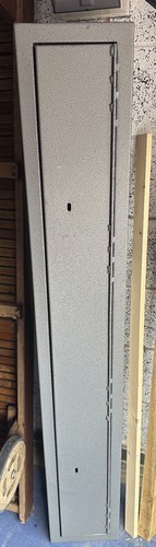 Metal gun cabinet with two - metal,
