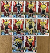 Topps Match Attax Premier League 2016/17 Watford X10 Cards No Duplicates