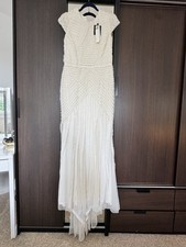Ivory Beaded Wedding Dress UK