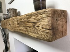 15x15CM SOLID OAK BEAM FLOATING FIREPLACE MANTEL FARMHOUSE SP-RANGE OF SIZES