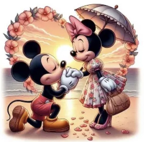 Mickey and minnie - and,