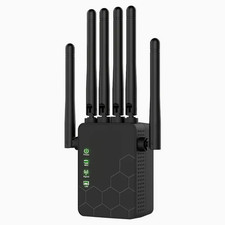 1200Mbps Wireless WiFi Repeater Range Extender Signal Booster 2.4GHz & 5GHz