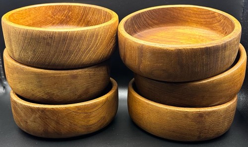 Vintage set wooden bowls - vintage,