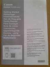 Cannon TS3300 manual - Used