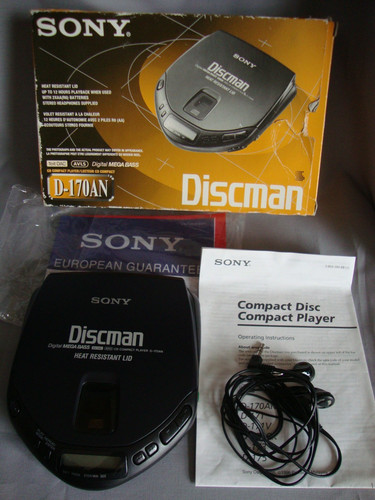 Vintage sony discman - vintage,