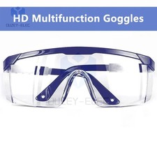 Safety Glasses Clear Anti-Fog & Anti-Scratch Eye Protection Work/Lab Goggles