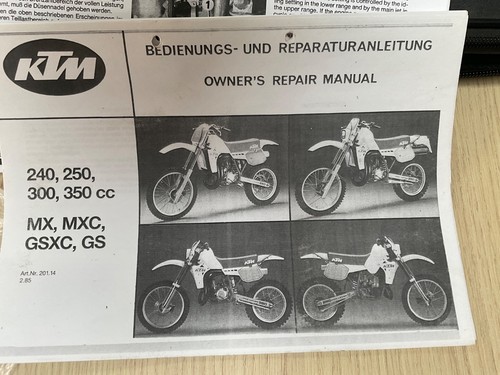 Ktm 240 250 - mxc, gs
