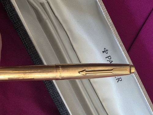 Gold plated parker - gold,