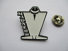Madness ska metal badge - ska, enamel