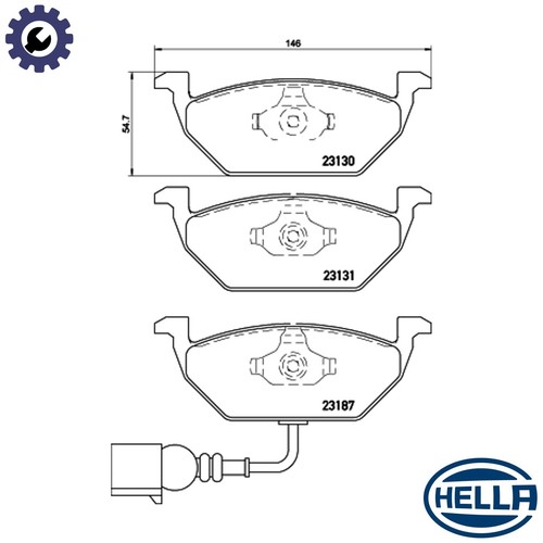 Brake pad set disc - pad,