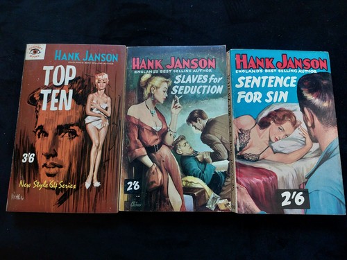 Hank janson job lot x - janson,