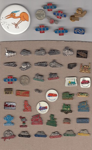 Vintage railway train - railway, logo