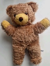 Vintage Mothercare Brown Teddy Bear soft toy  14" Made GB see condition