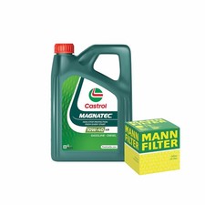 Engine Oil 10W40 4L Castrol Magnatec A3 B4 - Mann Oil Filter Service Kit 4 Litre
