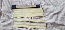 Eyre & Spottiswoode Draughtsman's Cardboard Scales - Set of 8 vintage