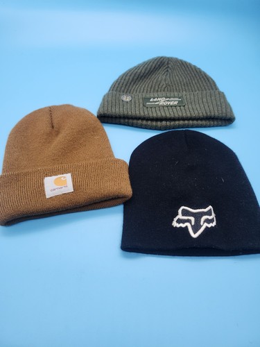 Lot knit beanie hats - 3,