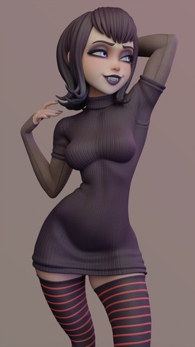 Goth girl vampire mavis - goth,