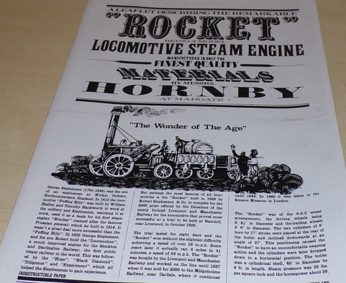 Instruction leaflet for - for, hornby