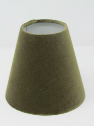 Lampshade tapered olive - tapered,