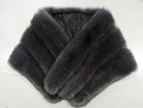 Faux fur shawl winter shrug - fur,