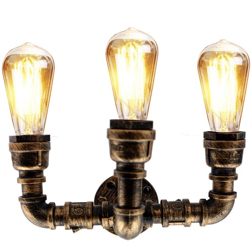 Industrial wall pipe lamp - industrial,