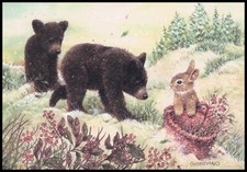 Greeting Card - Bear Rabbit -