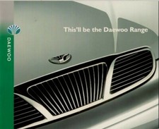 Daewoo Range 1999-2000 UK Market Brochure Matiz Lanos Nubira Leganza Musso 