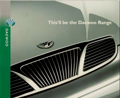 Daewoo range 1999 - daewoo, uk