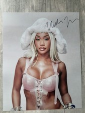 RARE NICKI MINAJ SIGNED 10 X 8