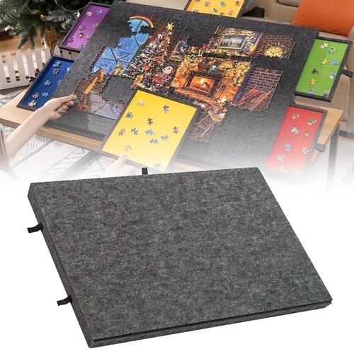 Puzzle table with drawers - table,