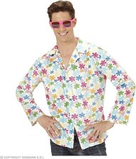 Mens Deluxe 70s Hippy Shirt