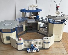 Playmobil 6872  Police Headquarters Prison Set With Instructions - Not Complete