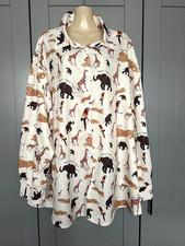 Shein Fun Animal Safari Print oversized shirt Size 22 - 24 / 4XL