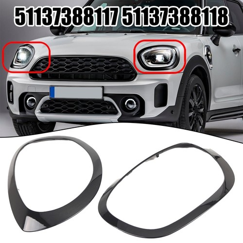 Black abs headlight trim - abs, for