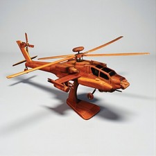 Wooden Vietnam-Era Twin-Rotor
