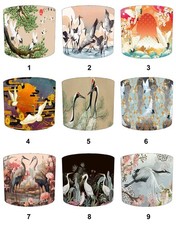 Oriental Chinese Lampshades Japanese Oriental Cranes Wallpaper Murals Art Duvets