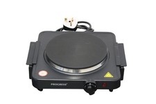 Progress Ek4353p 1500W Single Electric Hot Plate - Black