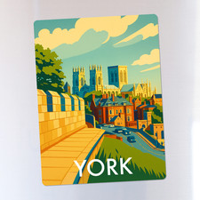 York Fridge Magnet Keepsake