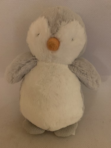 Tesco grey penguin soft toy - tesco,