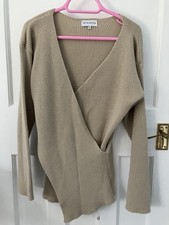 Inthestyle Women’s Knitted Wrap Style Jumper