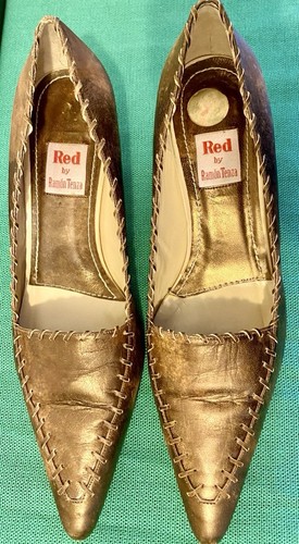 Vintage ladies leather heeled - vintage,