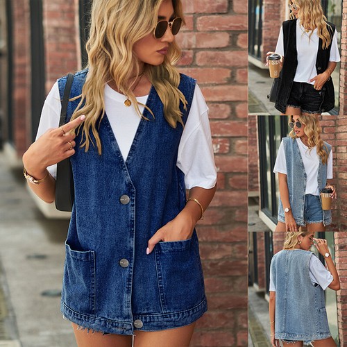 Denim jacket ladies - denim, coat