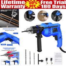 3000W Power Hammer Drill Heavy Duty Corded Electric Impact Driver with Bit Set